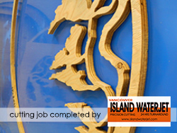Vancouver Island Waterjet applications for wood cutting